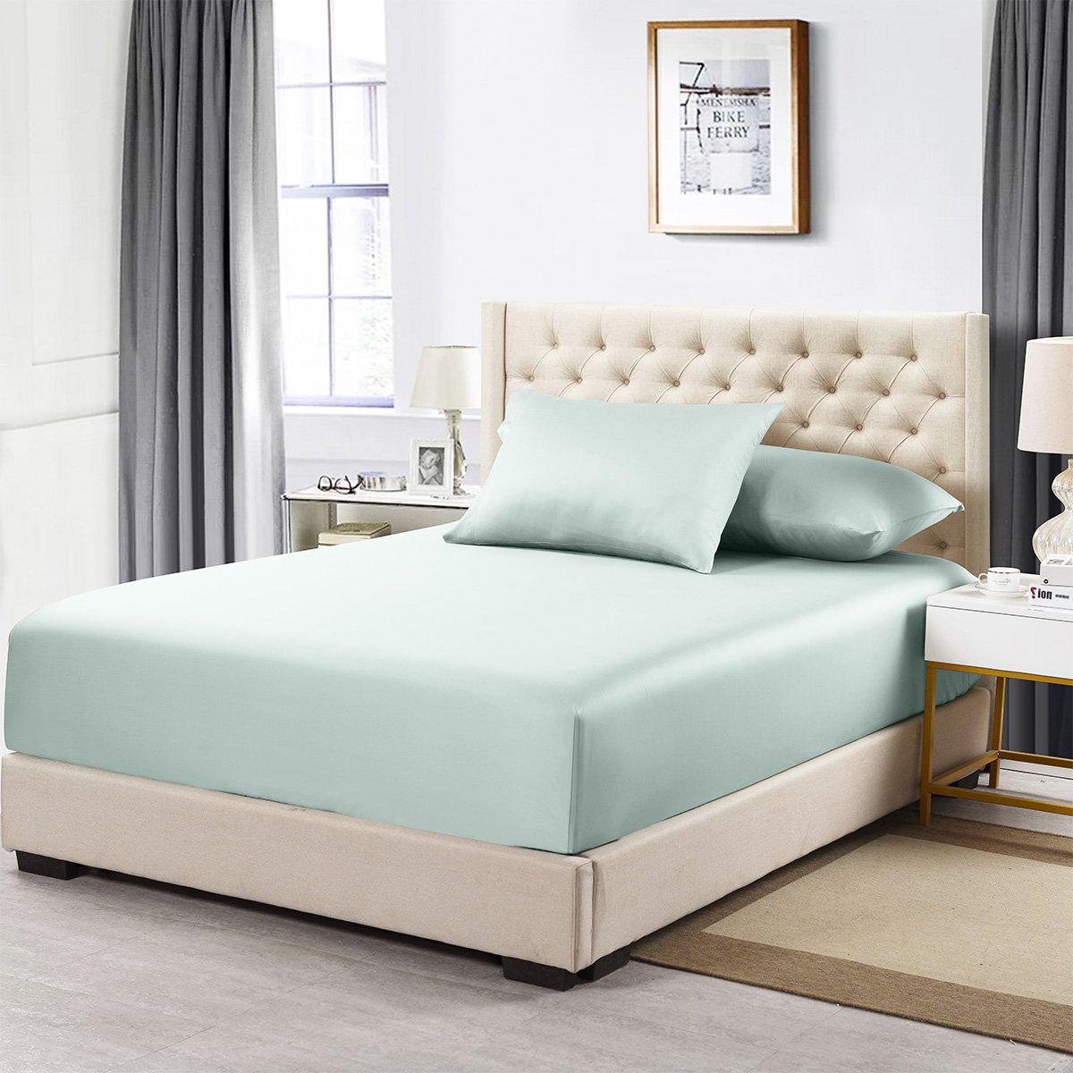 Luxury & Heavyweight Bamboo 600 - Split Top King Fitted Sheet - Sea