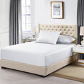 Luxury & Heavyweight Bamboo 600 - Split Top King Fitted Sheet - White