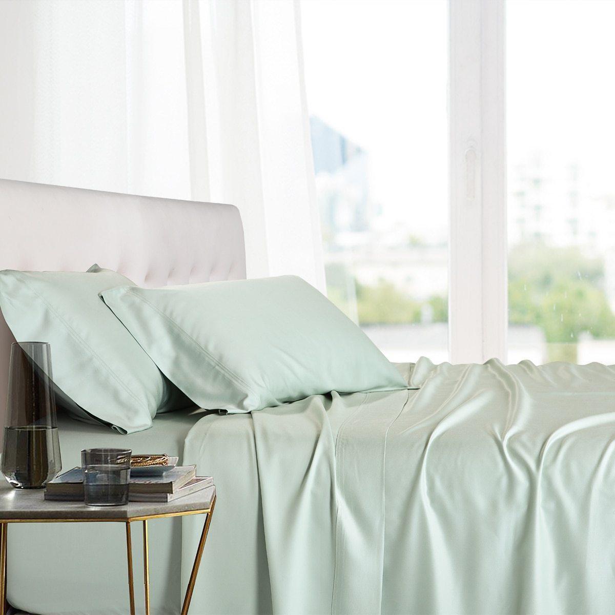 Flex Top King 100% Bamboo Viscose Sheet Set - Sea