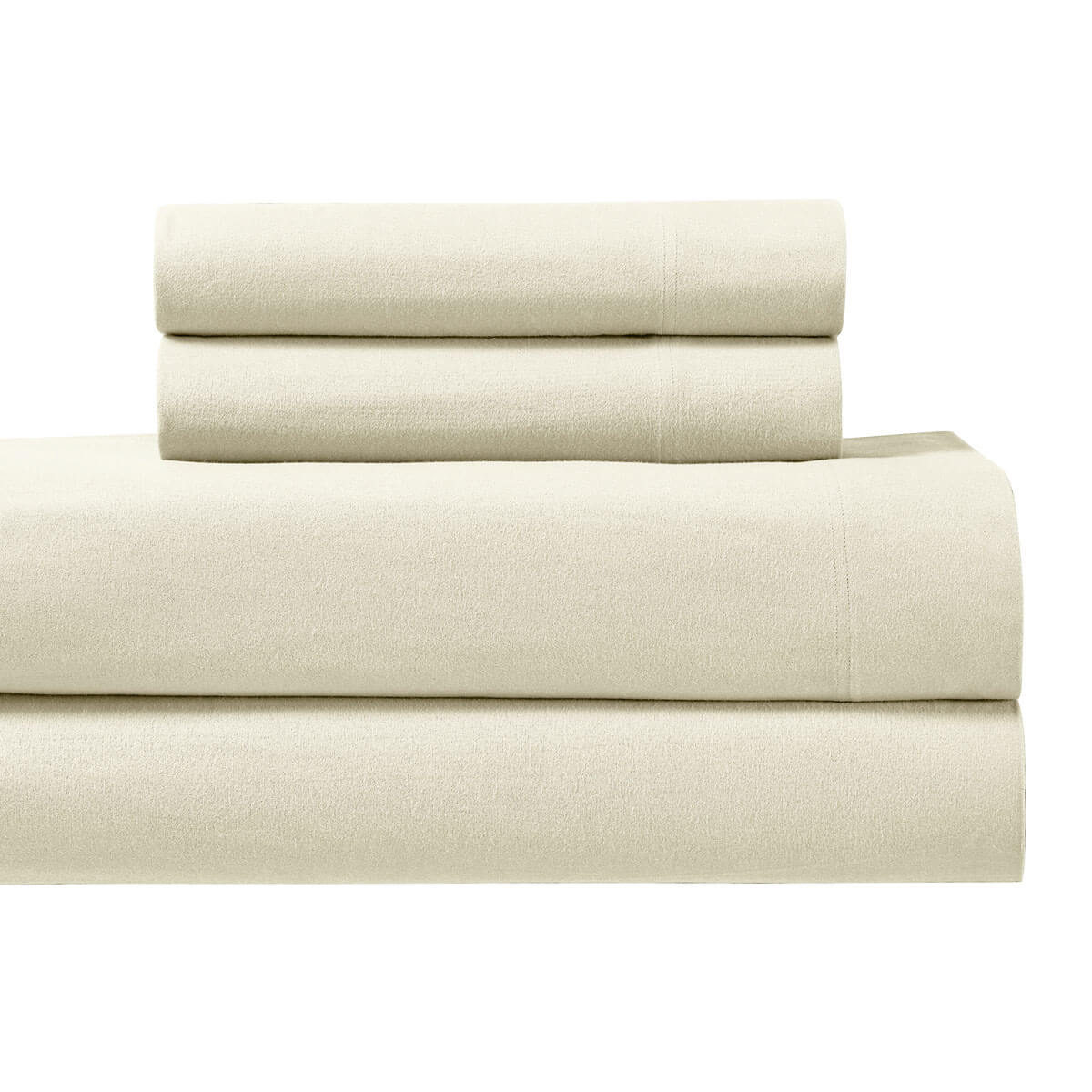 Heavyweight Flannel Sheet Set - California King / Ivory