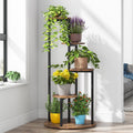 4-Tier Tall Indoor Plant Stand, Multi Tier Corner Plant Shelf