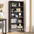 Tall 5-Tier Bookshelf 70.8" Tall Large Bookcase