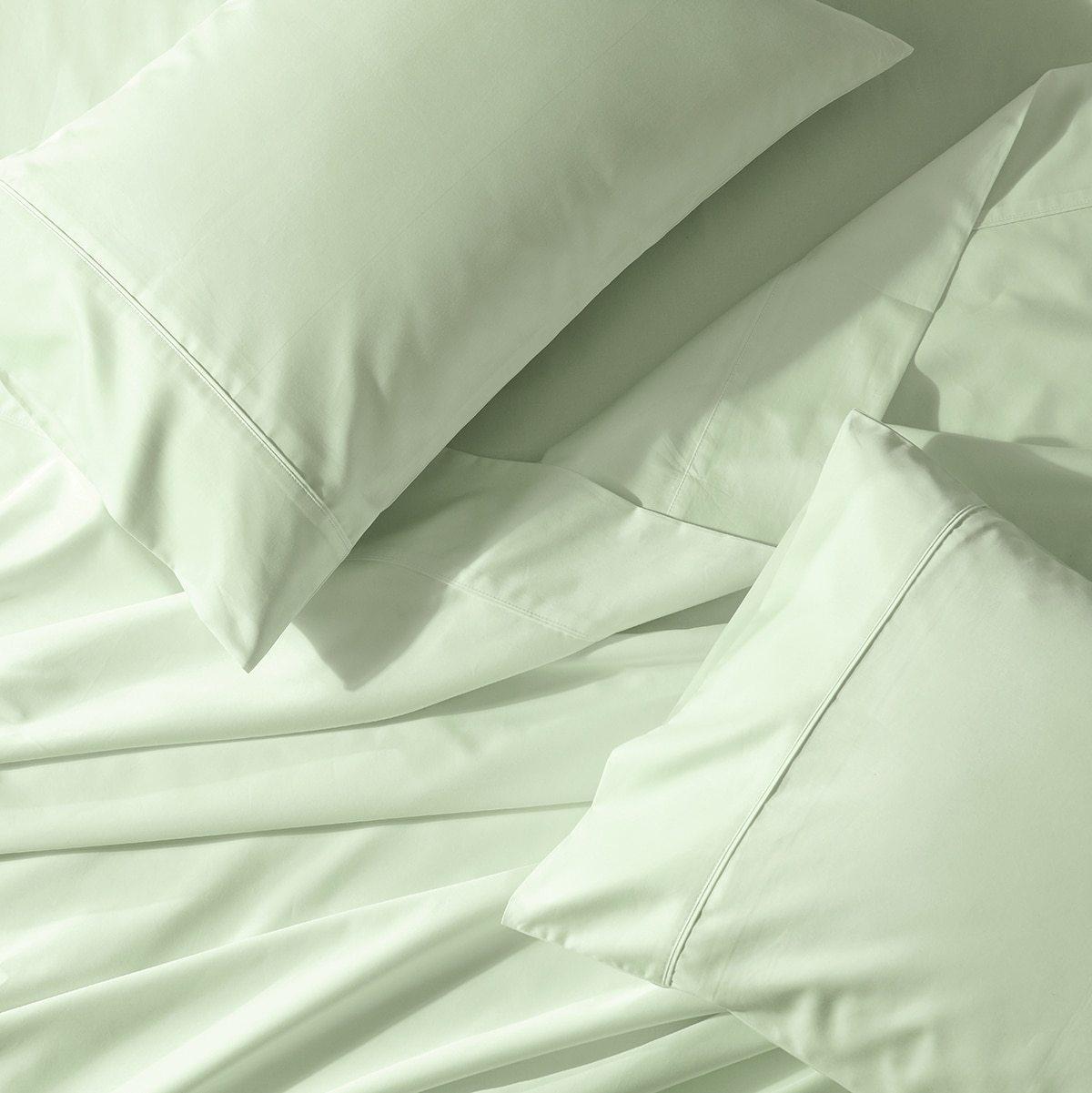 Flex Top King Sheet Set - Percale Woven - Celery