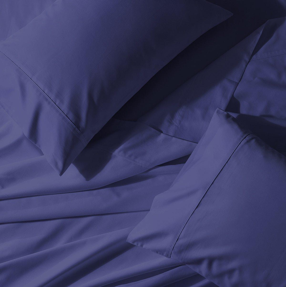 Flex Top King Sheet Set - Percale Woven - Periwinkle