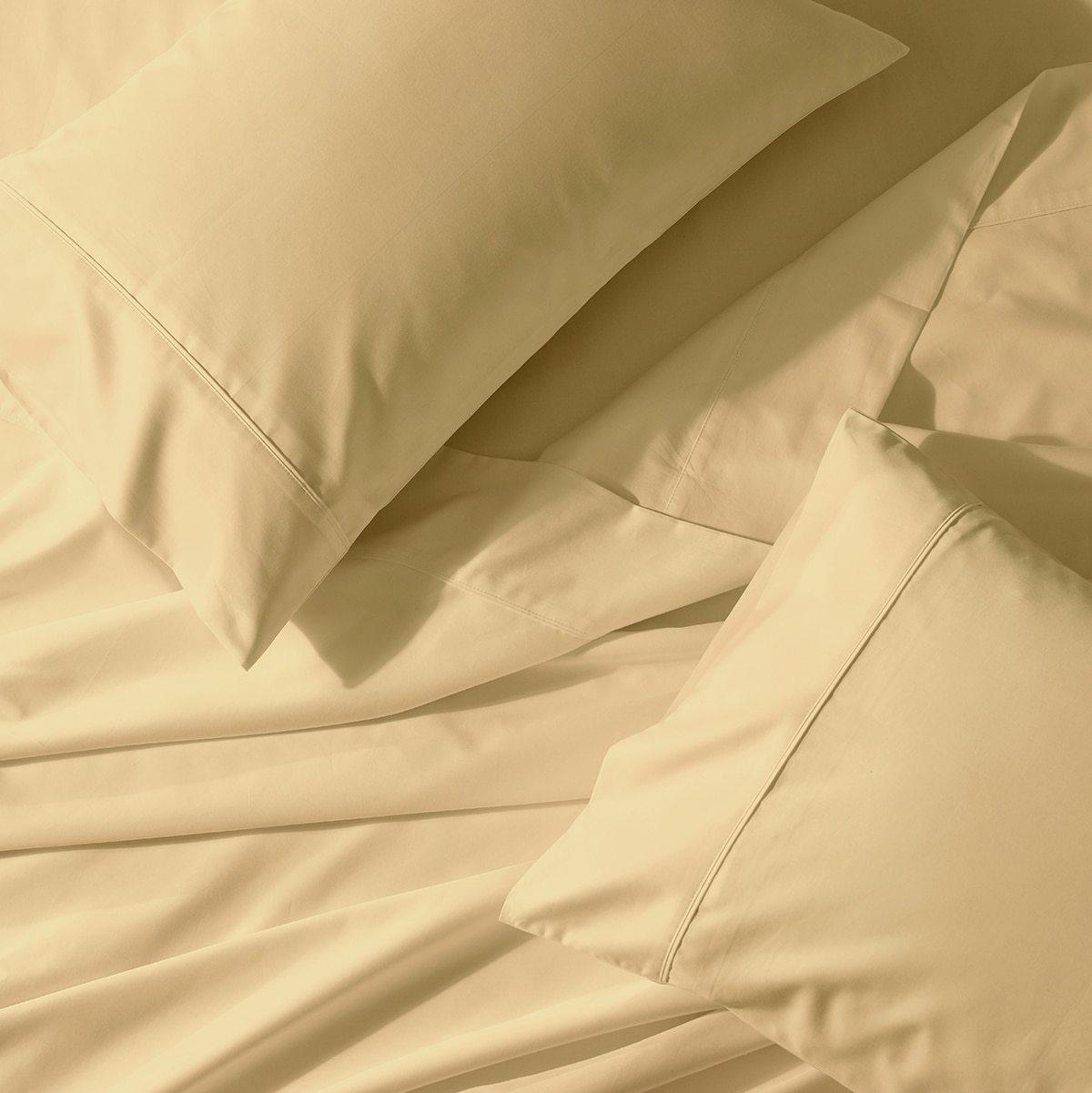 Flex Top King Sheet Set - Percale Woven - Gold