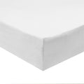 Flex Top King Fitted Sheet Only - Easy Care 650 Thread Count - WHITE