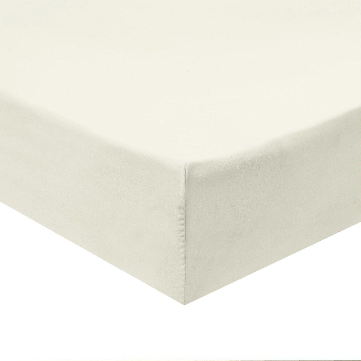 Flex Top King Fitted Sheet Only - Easy Care 650 Thread Count - IVORY