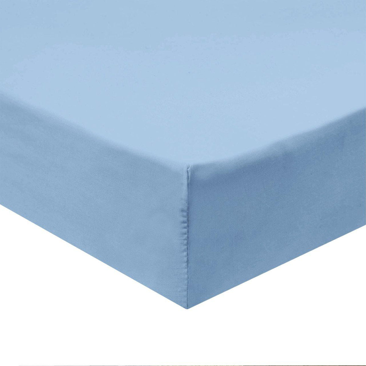 Flex Top King Fitted Sheet Only - Easy Care 650 Thread Count - BLUE