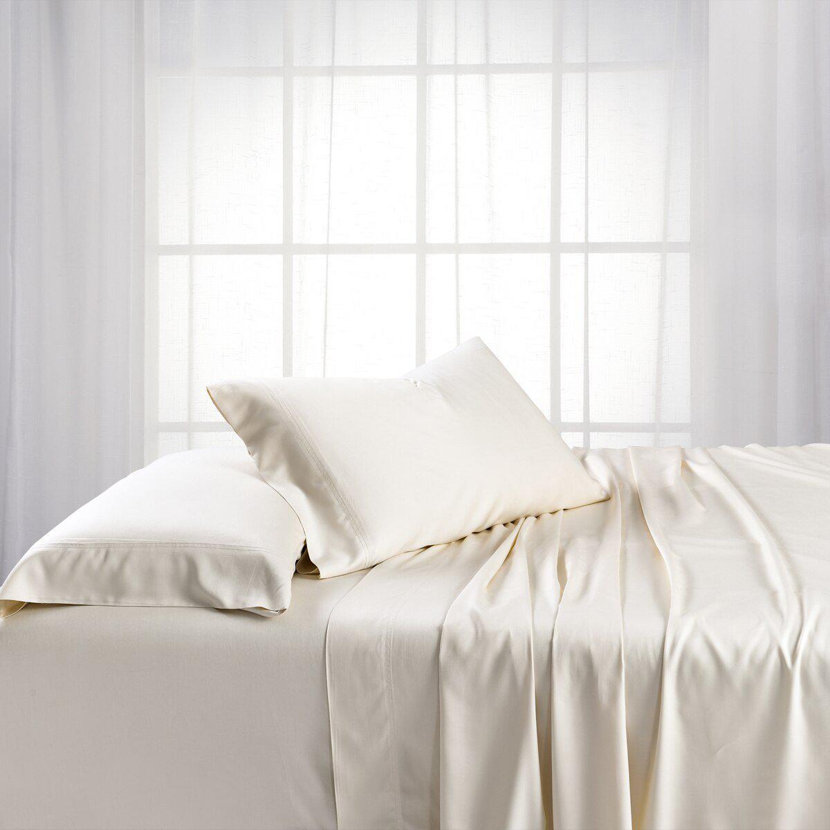 Luxury & Heavyweight Bamboo 600 Highest Thread Count - Sheet Set - California King / Ivory