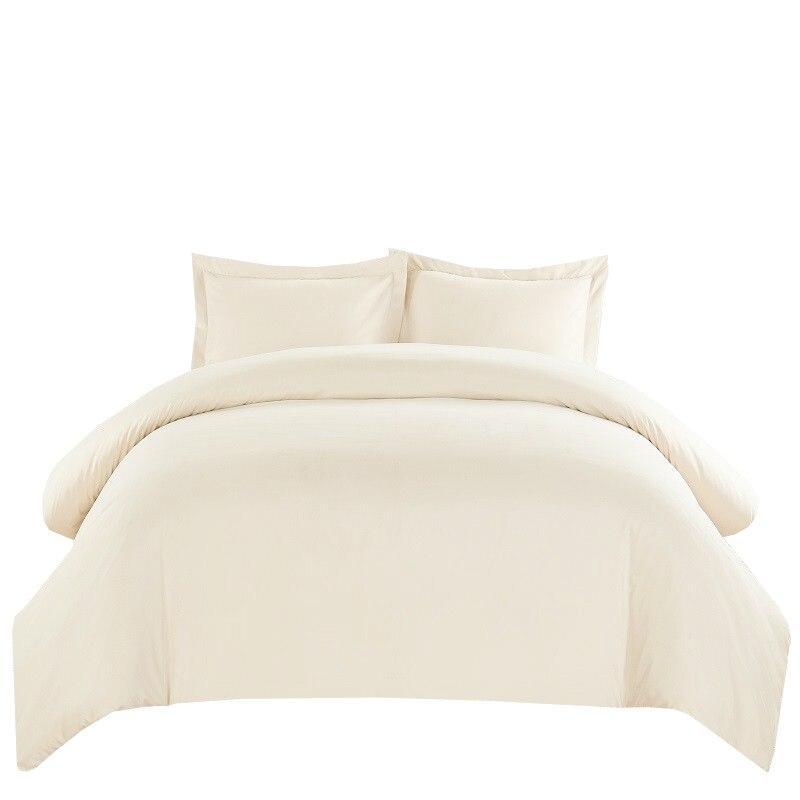 Wrinkle-Free Cotton Blend 600 Thread Count  Duvet Cover Set
