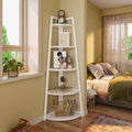 5-Tier Corner Shelf, 70" Tall Corner Ladder Shelf Small Bookshelf