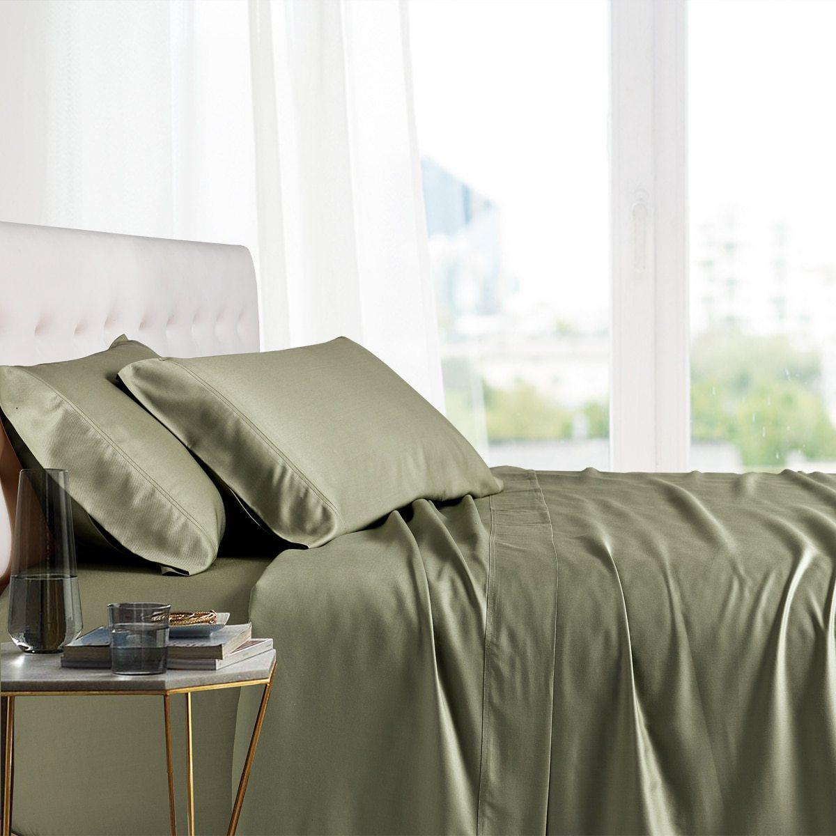 100% Bamboo Viscose Sheet Set - California King / Sage