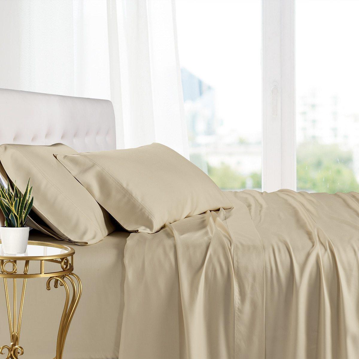 100% Bamboo Viscose Sheet Set - California King / Linen
