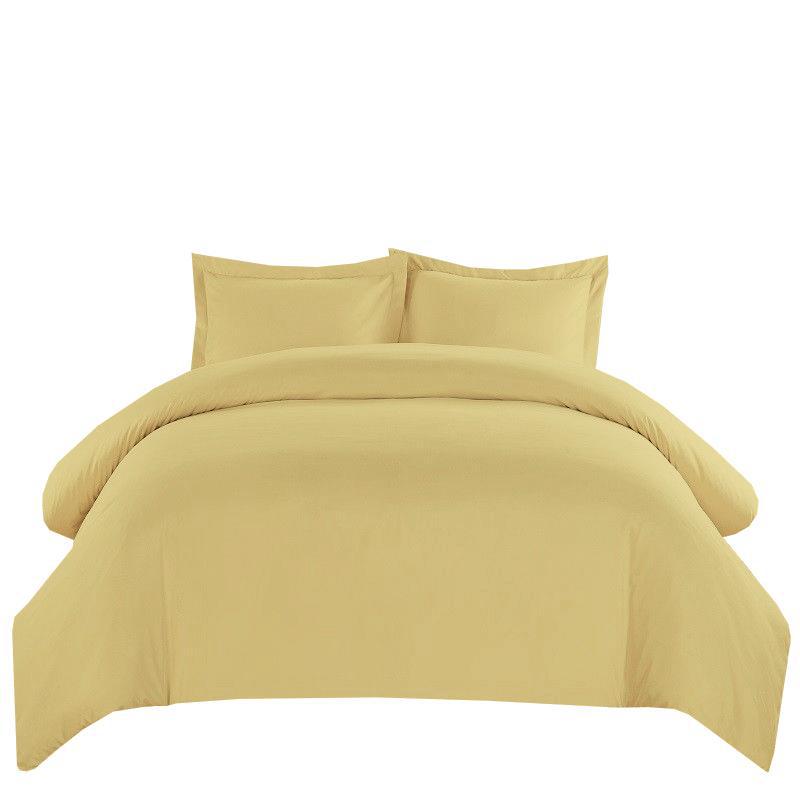 Wrinkle-Free Cotton Blend 600 Thread Count  Duvet Cover Set
