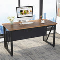55" /63" Computer Desk, Modern Writing Desk with Metal Leg for Home Office