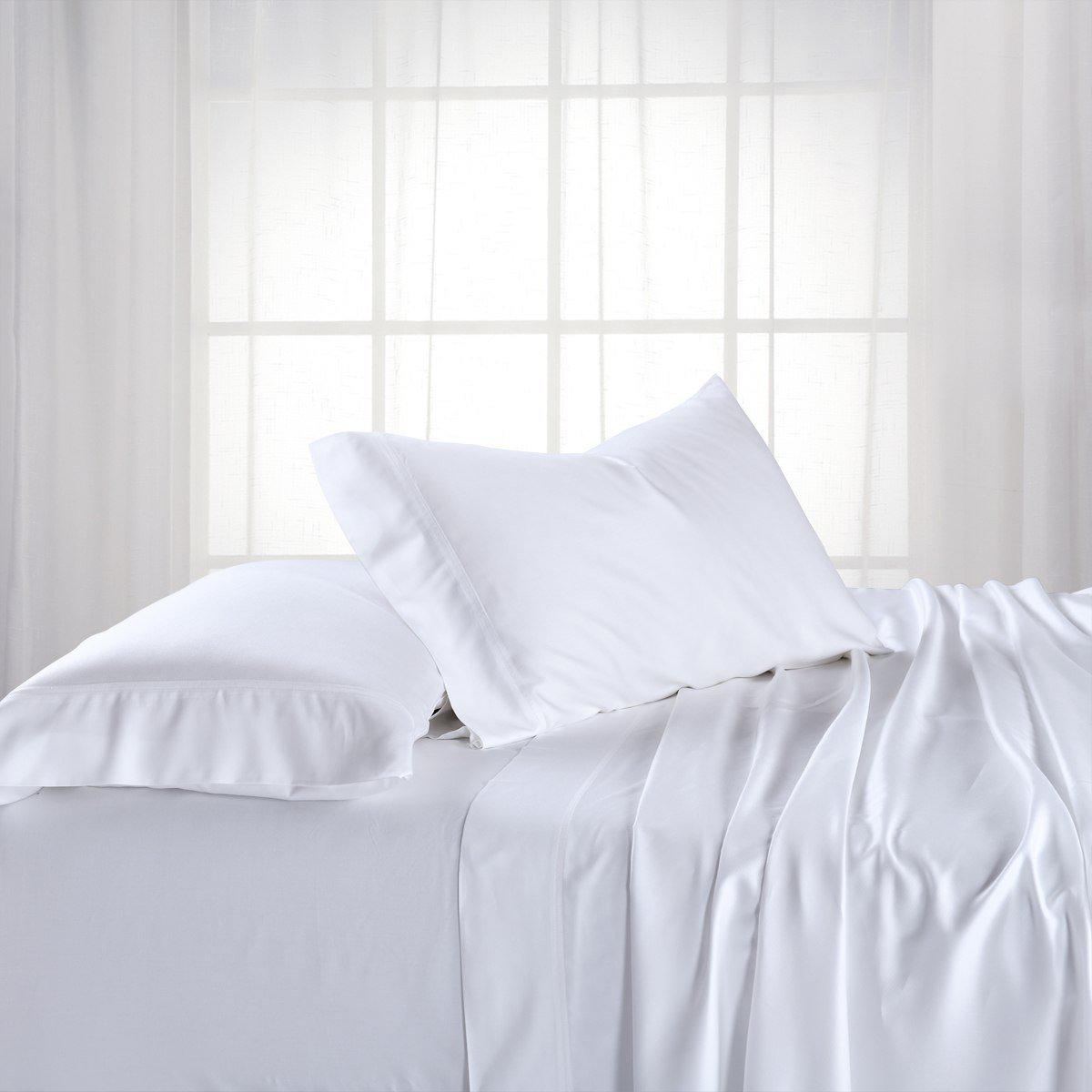 Luxury & Heavyweight Bamboo 600 Highest Thread Count - Sheet Set - California King / White