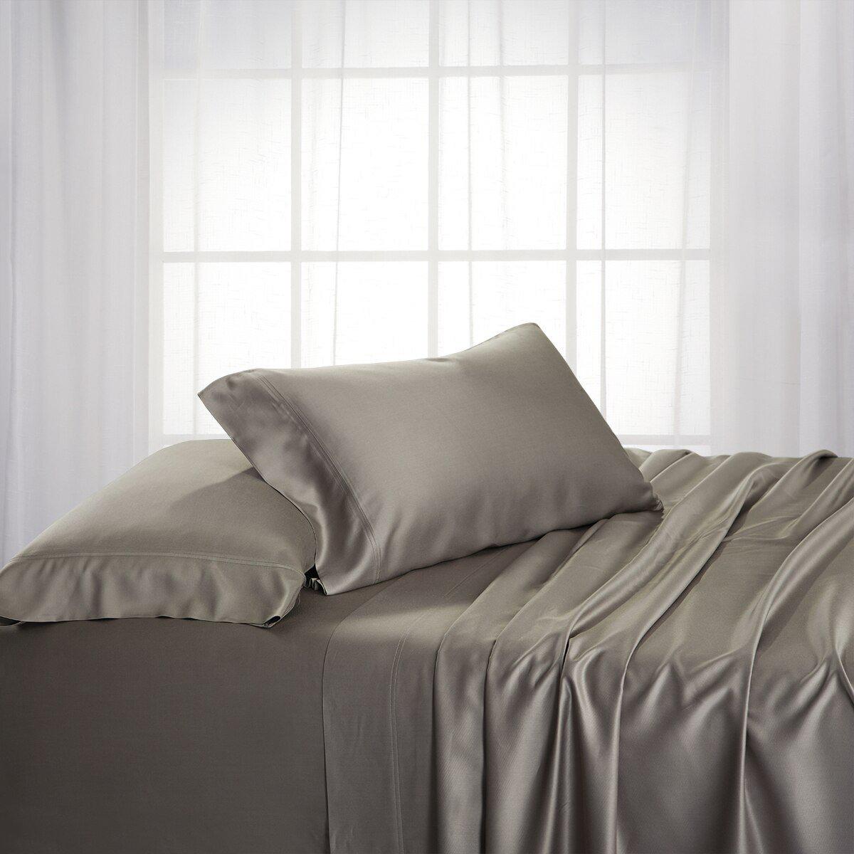 Luxury & Heavyweight Bamboo 600 Highest Thread Count - Sheet Set - California King / Gray