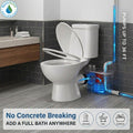 SNFLEX 750W Upflush Toilet System for Basement Bathrooms