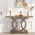 55" Geometric Console Table for Entryway and Living Room