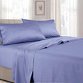 Top Split (Flex Top) California King Sheet Set - 340 Pure Cotton - Perwinkle