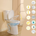 ELEMAZ 21" Extra Tall Toilet | ADA Height Toilet Round Bowl | Space-saving