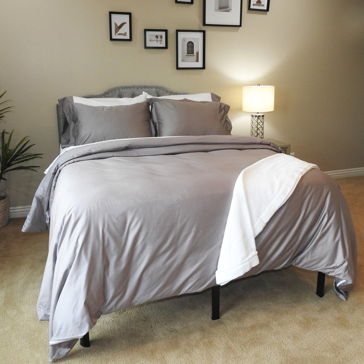 Palatial King 120" X 98" Duvet Cover Set – 608 Thread Count USA