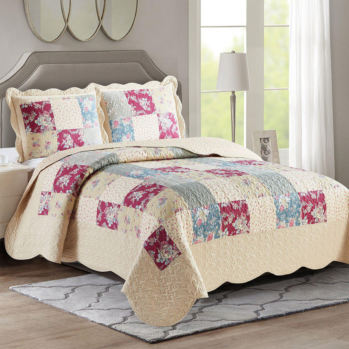 Tania Westlife Fashions Antique Mini Bedspread Set - King/Calking