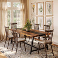 Dining Table for 8 People, 70.87" Rectangular Wood Kitchen Table