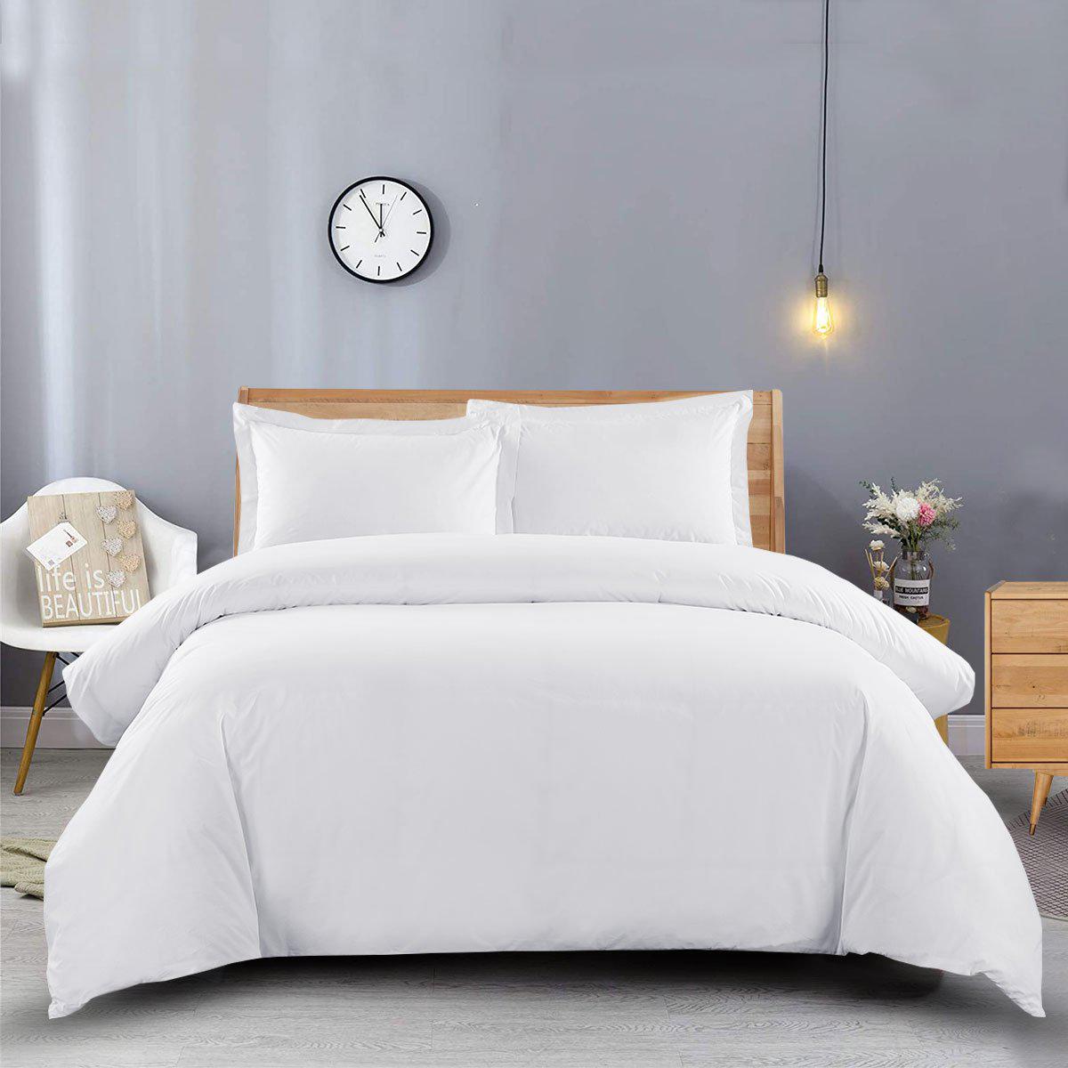 Heavyweight Flannel Duvet Covers Solid 170GSM