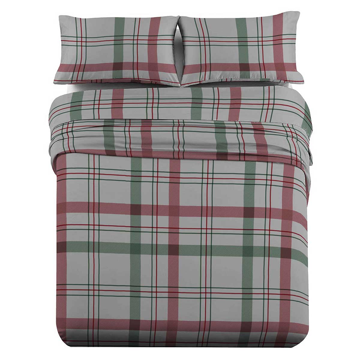 Heavyweight Flannel Sheet Set - California King / Dessines Plaid