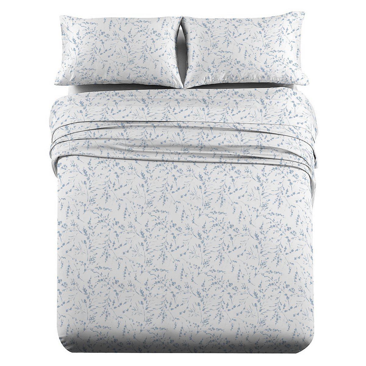 Heavyweight Flannel Sheet Set - California King / Floral Vine