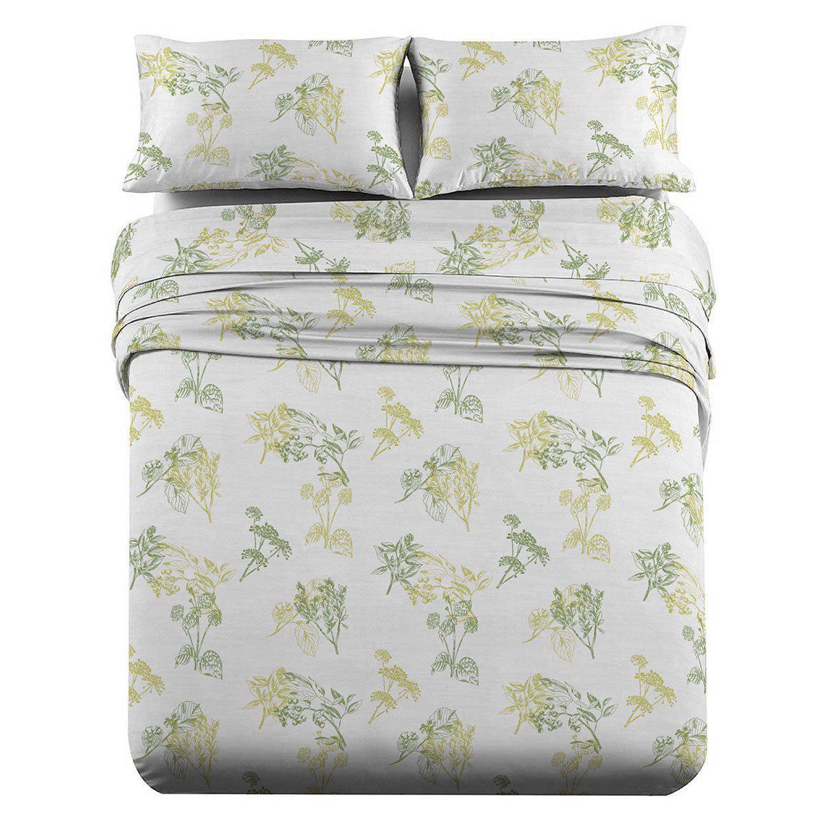 Heavyweight Flannel Sheet Set - California King / Hedgerow