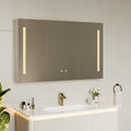 47.2" Wall-Mounted LED Bathroom Medicine Cabinet Modern with Vanity Mirror & Storage