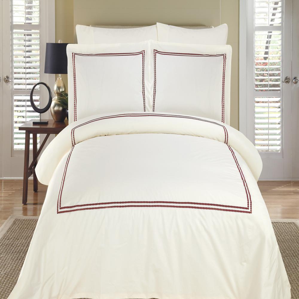 Embroidered Duvet Cover Sets - Maya